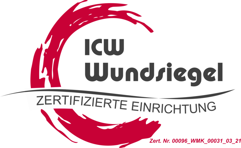 Zertifikat des ICW Wundsiegel