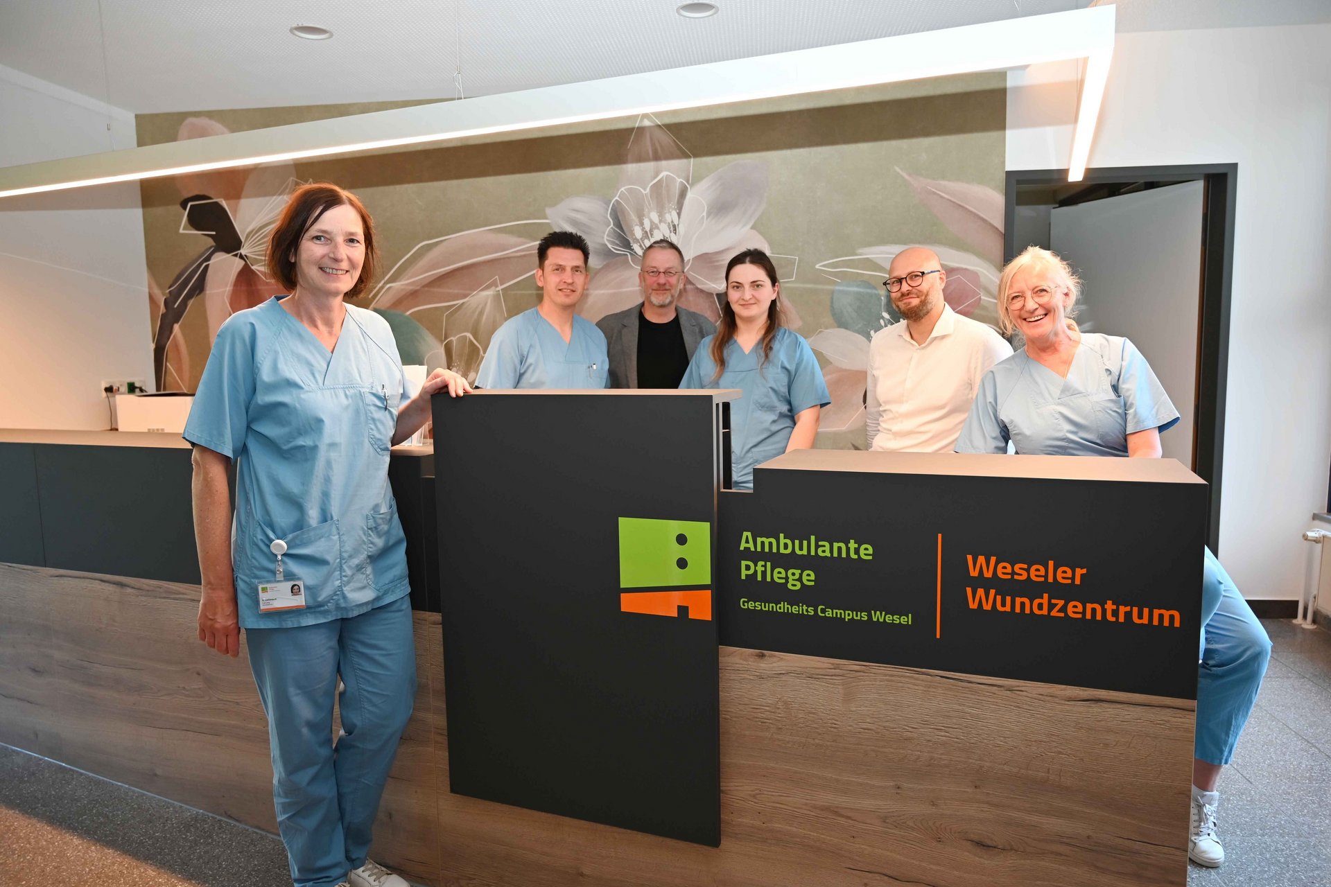 Team des ambulanten Wundzentrums Wesel