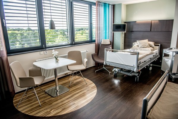Komfort Doppel-Krankenzimmer des Evangelischen Krankenhauses Wesel